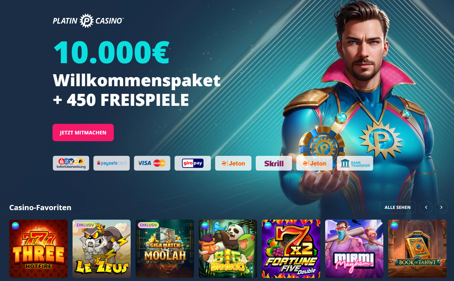 PlatinCasino - Die offizielle Plattform für echte Gewinner